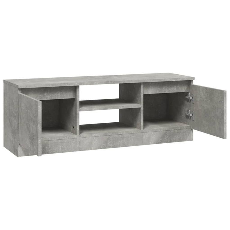 Tv-meubel met deur 102x30x36 cm betongrijs MeubelReus