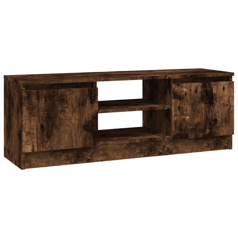 Tv-meubel met deur 102x30x36 cm gerookt eikenkleurig MeubelReus