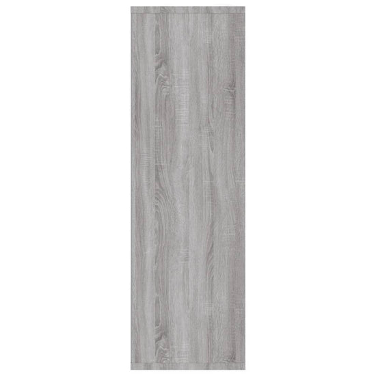 Boekenkast/dressoir 50x25x80 cm bewerkt hout sonoma grijs MeubelReus