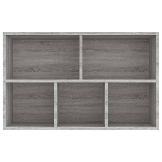Boekenkast/dressoir 50x25x80 cm bewerkt hout sonoma grijs MeubelReus