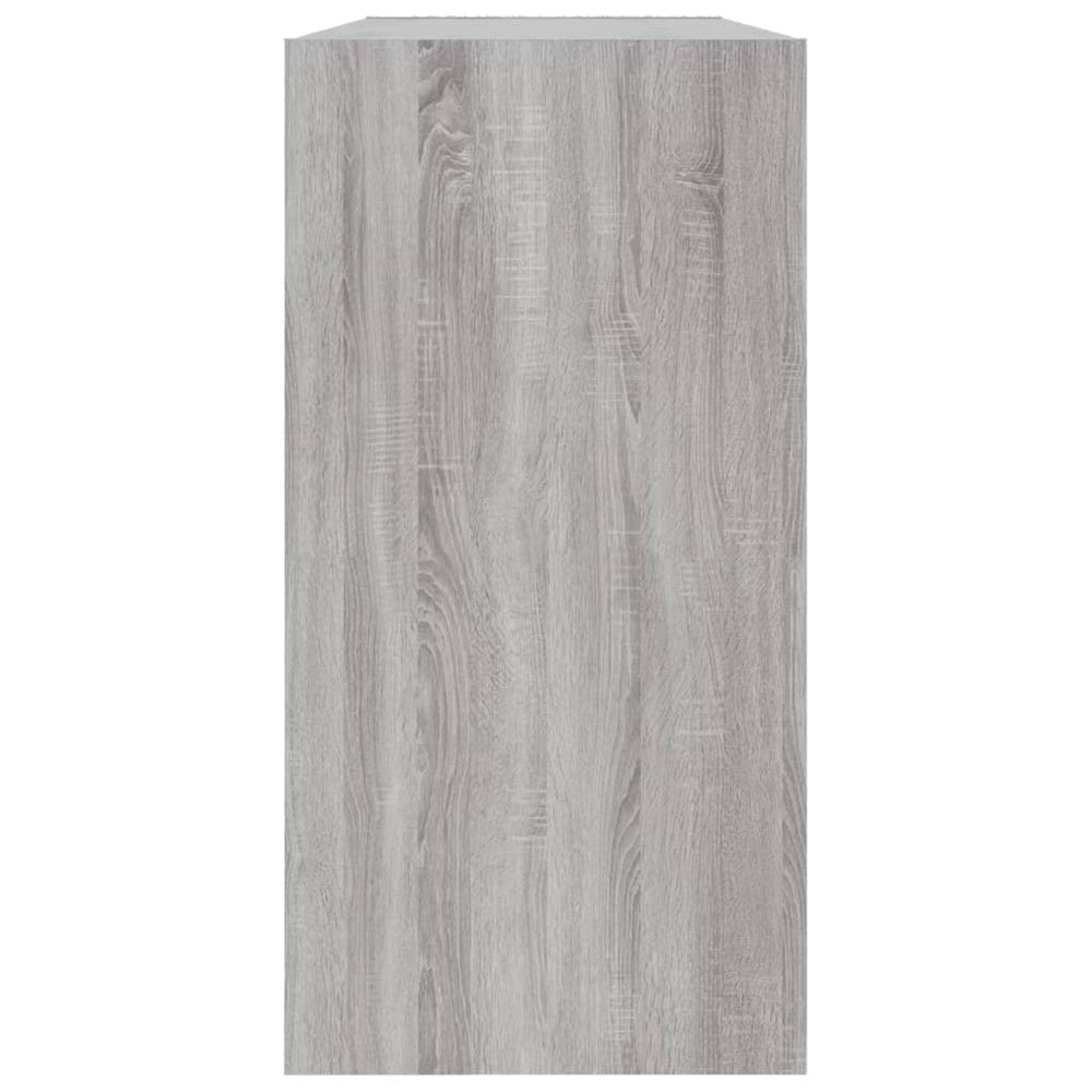 Boekenkast/dressoir 50x25x80 cm bewerkt hout sonoma grijs MeubelReus