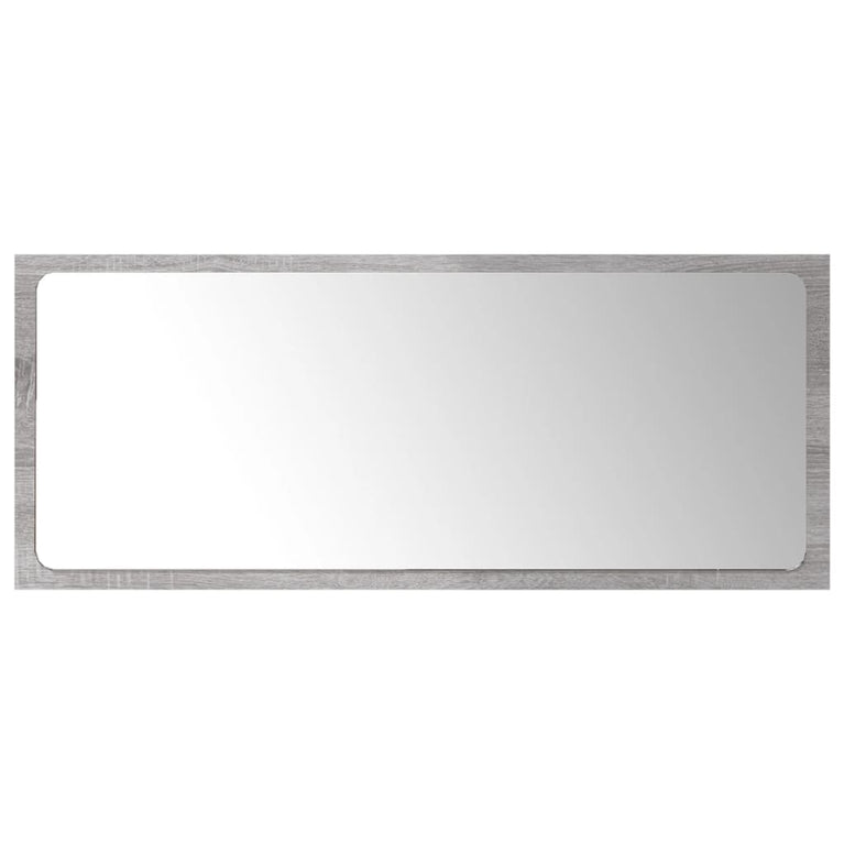 2-delige Badkamermeubelset bewerkt hout grijs sonoma eikenkleur MeubelReus