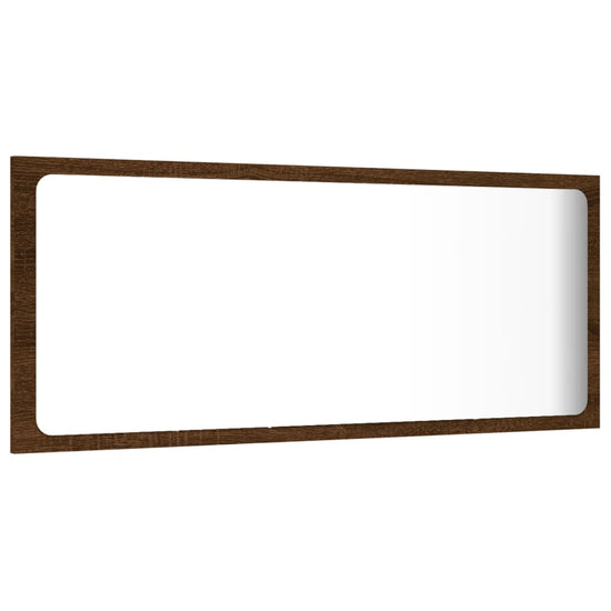 2-delige Badkamermeubelset bewerkt hout bruineikenkleurig MeubelReus