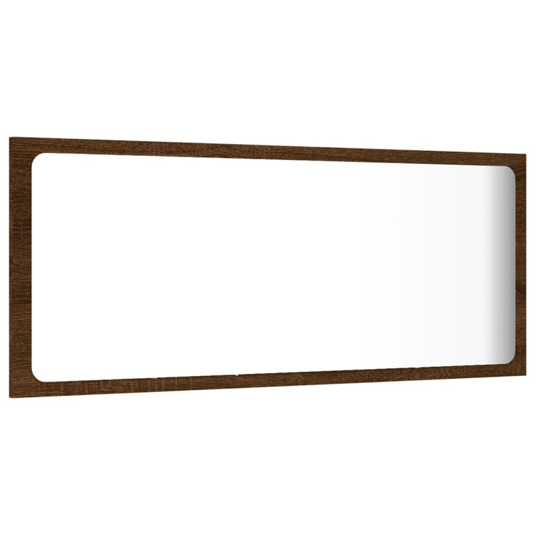 2-delige Badkamermeubelset bewerkt hout bruineikenkleurig MeubelReus