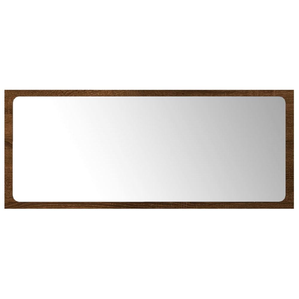 2-delige Badkamermeubelset bewerkt hout bruineikenkleurig MeubelReus