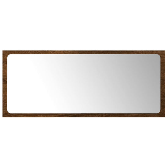 2-delige Badkamermeubelset bewerkt hout bruineikenkleurig MeubelReus