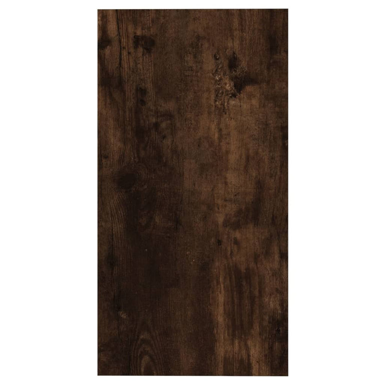 Bijzettafel 50x26x50 cm bewerkt hout gerookt eikenkleurig MeubelReus