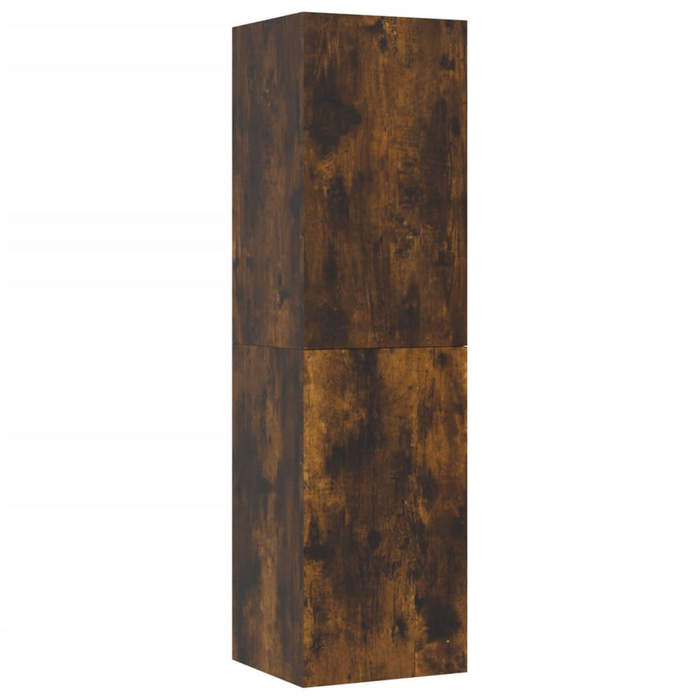 Tv-wandmeubels 2 st 30,5x30x110 cm gerookt eikenkleurig MeubelReus