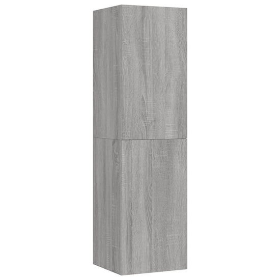 Tv-wandmeubels 2 st 30,5x30x110 cm grijs sonoma eikenkleurig MeubelReus