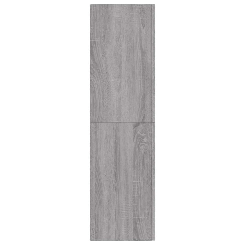 Tv-wandmeubels 2 st 30,5x30x110 cm grijs sonoma eikenkleurig MeubelReus
