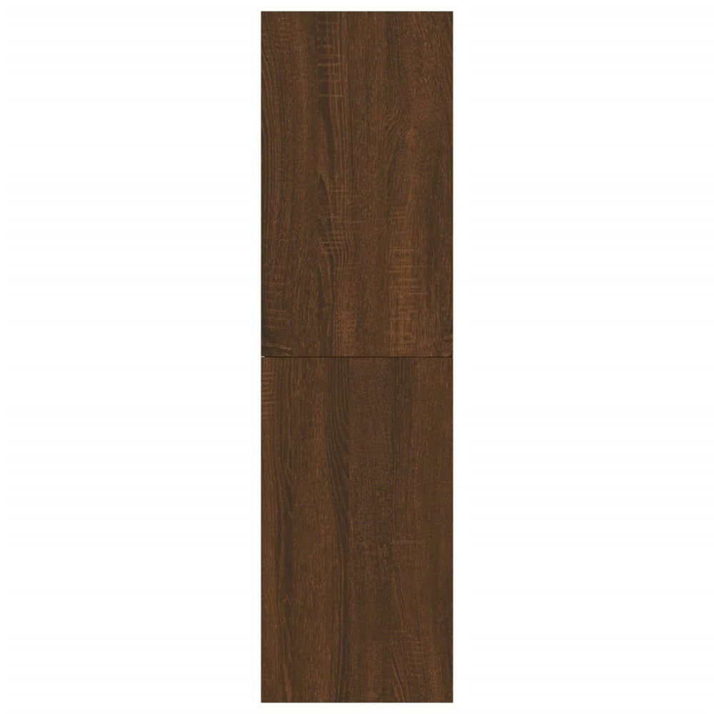 Tv-wandmeubels 2 st 30,5x30x110 cm bruin eikenkleur MeubelReus