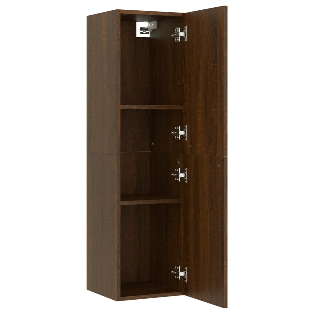 Tv-wandmeubels 2 st 30,5x30x110 cm bruin eikenkleur MeubelReus