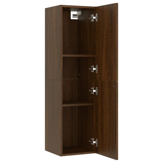 Tv-wandmeubels 2 st 30,5x30x110 cm bruin eikenkleur MeubelReus