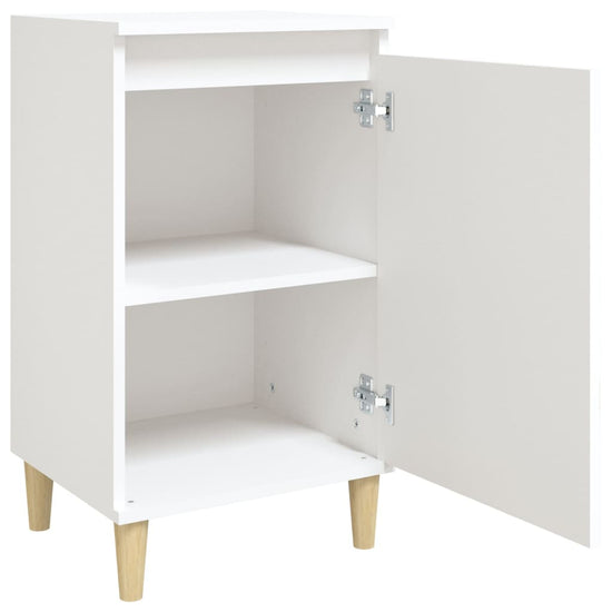 Nachtkastjes 2 st 40x35x70 cm bewerkt hout wit MeubelReus