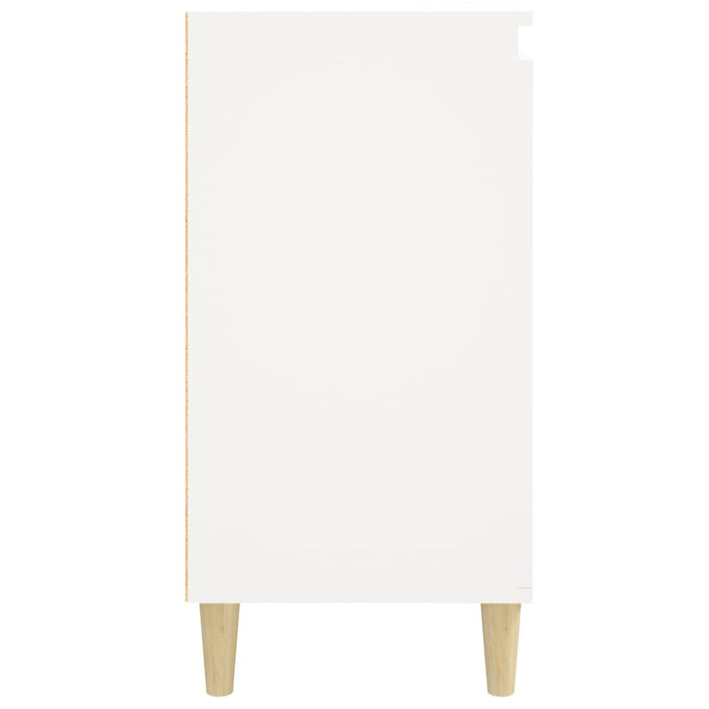 Nachtkastjes 2 st 40x35x70 cm bewerkt hout wit MeubelReus