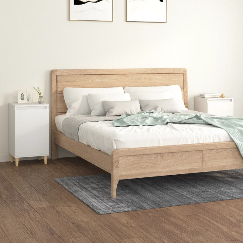 Nachtkastjes 2 st 40x35x70 cm bewerkt hout wit MeubelReus
