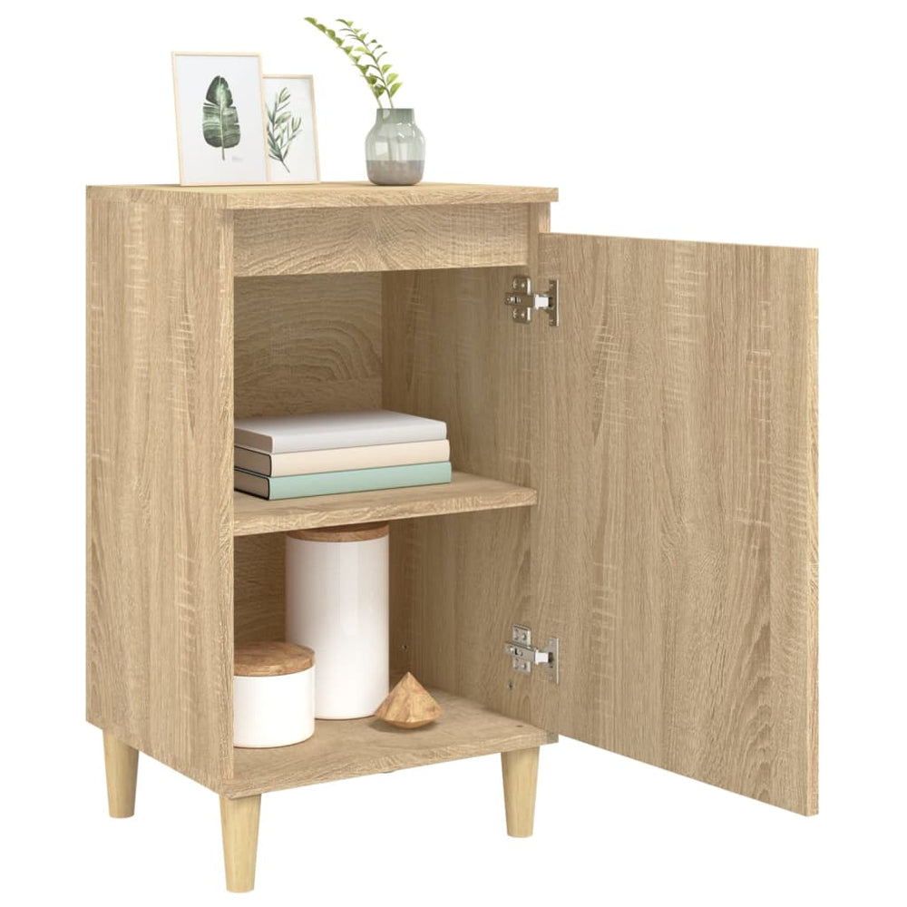 Nachtkastjes 2 st 40x35x70 cm bewerkt hout sonoma eikenkleurig MeubelReus