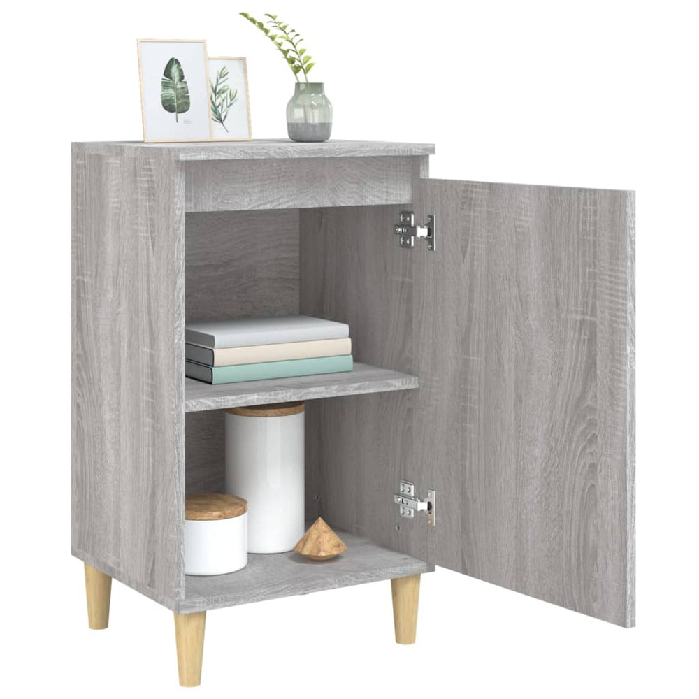 Nachtkastjes 2 st 40x35x70 cm bewerkt hout grijs sonoma eiken MeubelReus
