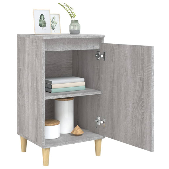 Nachtkastjes 2 st 40x35x70 cm bewerkt hout grijs sonoma eiken MeubelReus