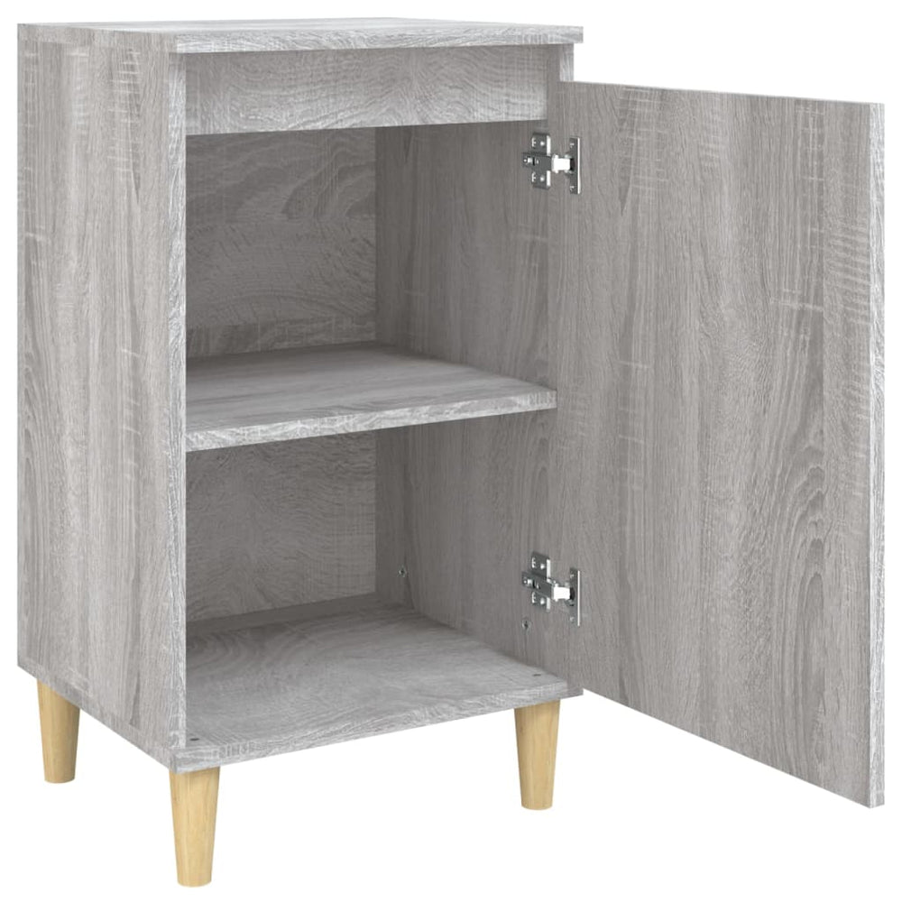 Nachtkastjes 2 st 40x35x70 cm bewerkt hout grijs sonoma eiken MeubelReus