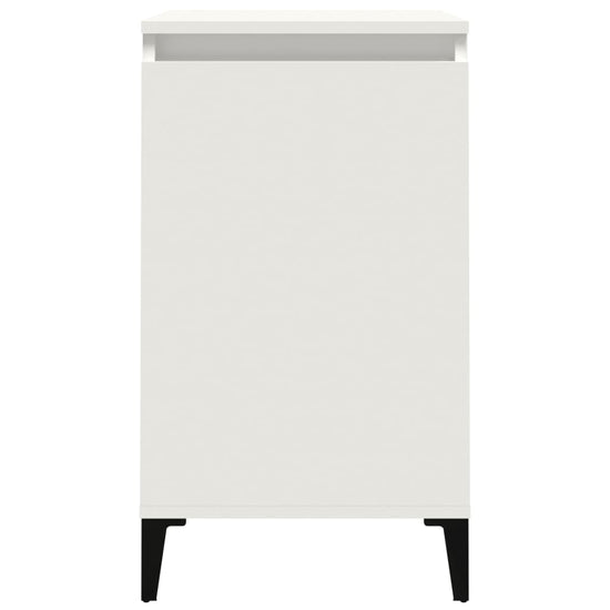 Nachtkastjes 2 st 40x35x70 cm bewerkt hout wit MeubelReus