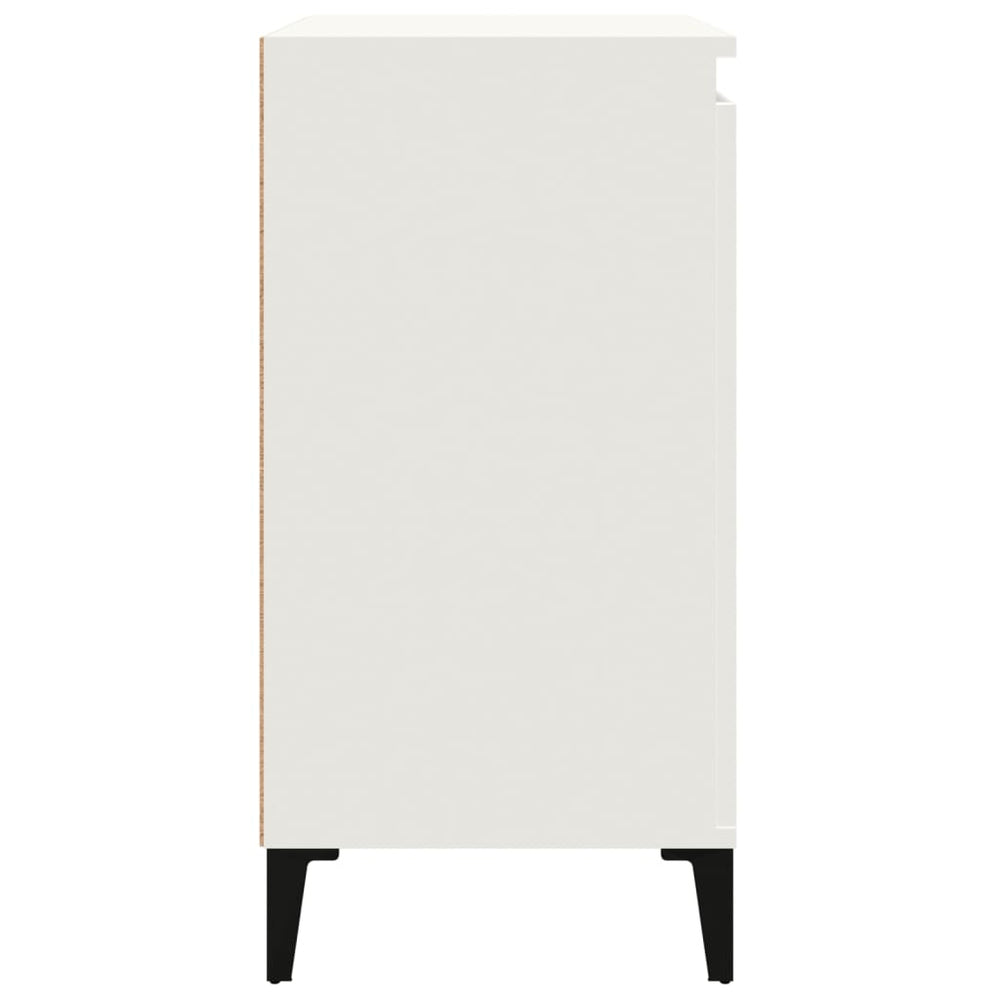 Nachtkastjes 2 st 40x35x70 cm bewerkt hout wit MeubelReus