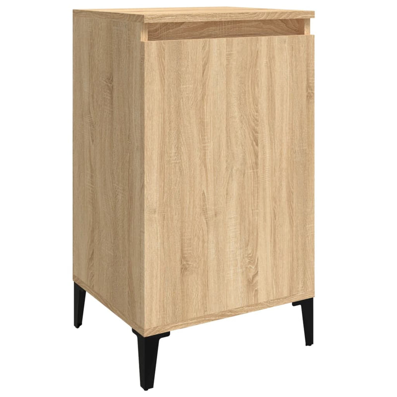 Nachtkastje 40x35x70 cm bewerkt hout sonoma eikenkleurig MeubelReus