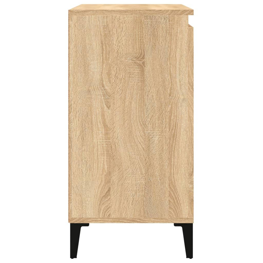Nachtkastje 40x35x70 cm bewerkt hout sonoma eikenkleurig MeubelReus