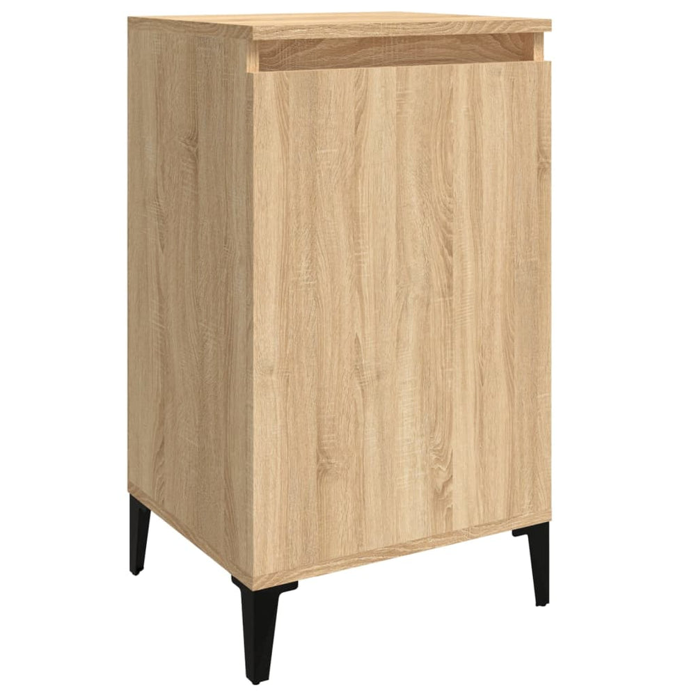 Nachtkastjes 2 st 40x35x70 cm bewerkt hout sonoma eikenkleurig MeubelReus