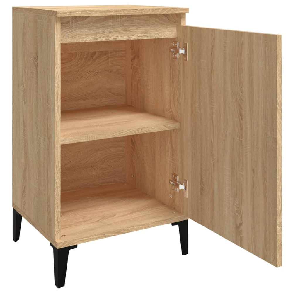 Nachtkastjes 2 st 40x35x70 cm bewerkt hout sonoma eikenkleurig MeubelReus