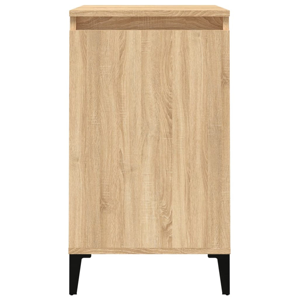 Nachtkastjes 2 st 40x35x70 cm bewerkt hout sonoma eikenkleurig MeubelReus