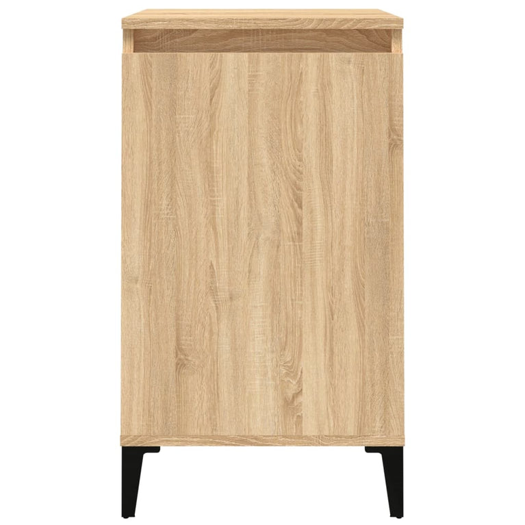 Nachtkastjes 2 st 40x35x70 cm bewerkt hout sonoma eikenkleurig MeubelReus