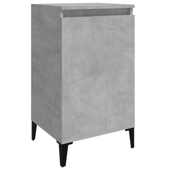 Nachtkastjes 2 st 40x35x70 cm bewerkt hout betongrijs MeubelReus
