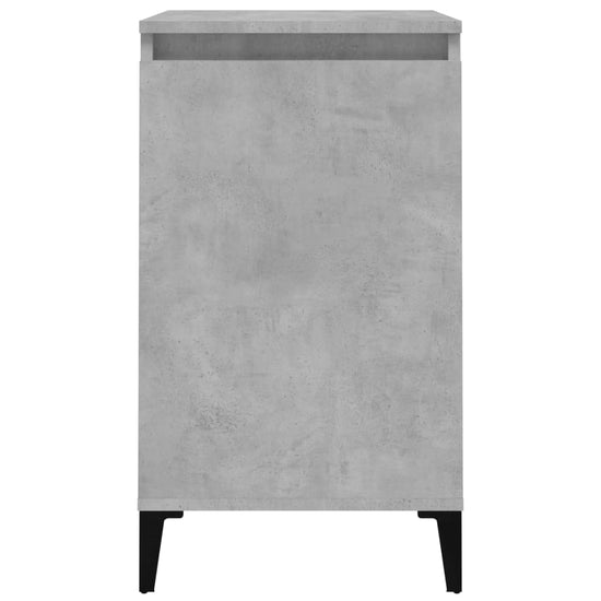 Nachtkastjes 2 st 40x35x70 cm bewerkt hout betongrijs MeubelReus