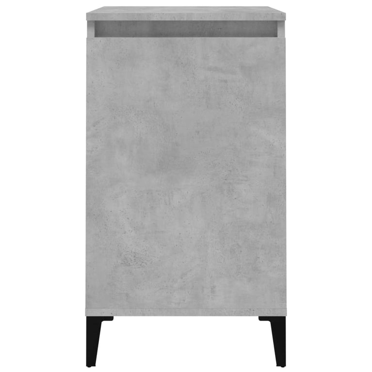 Nachtkastjes 2 st 40x35x70 cm bewerkt hout betongrijs MeubelReus