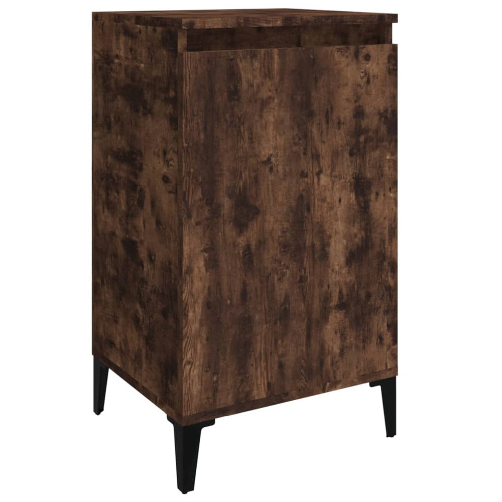 Nachtkastjes 2 st 40x35x70 cm bewerkt hout gerookt eikenkleurig MeubelReus