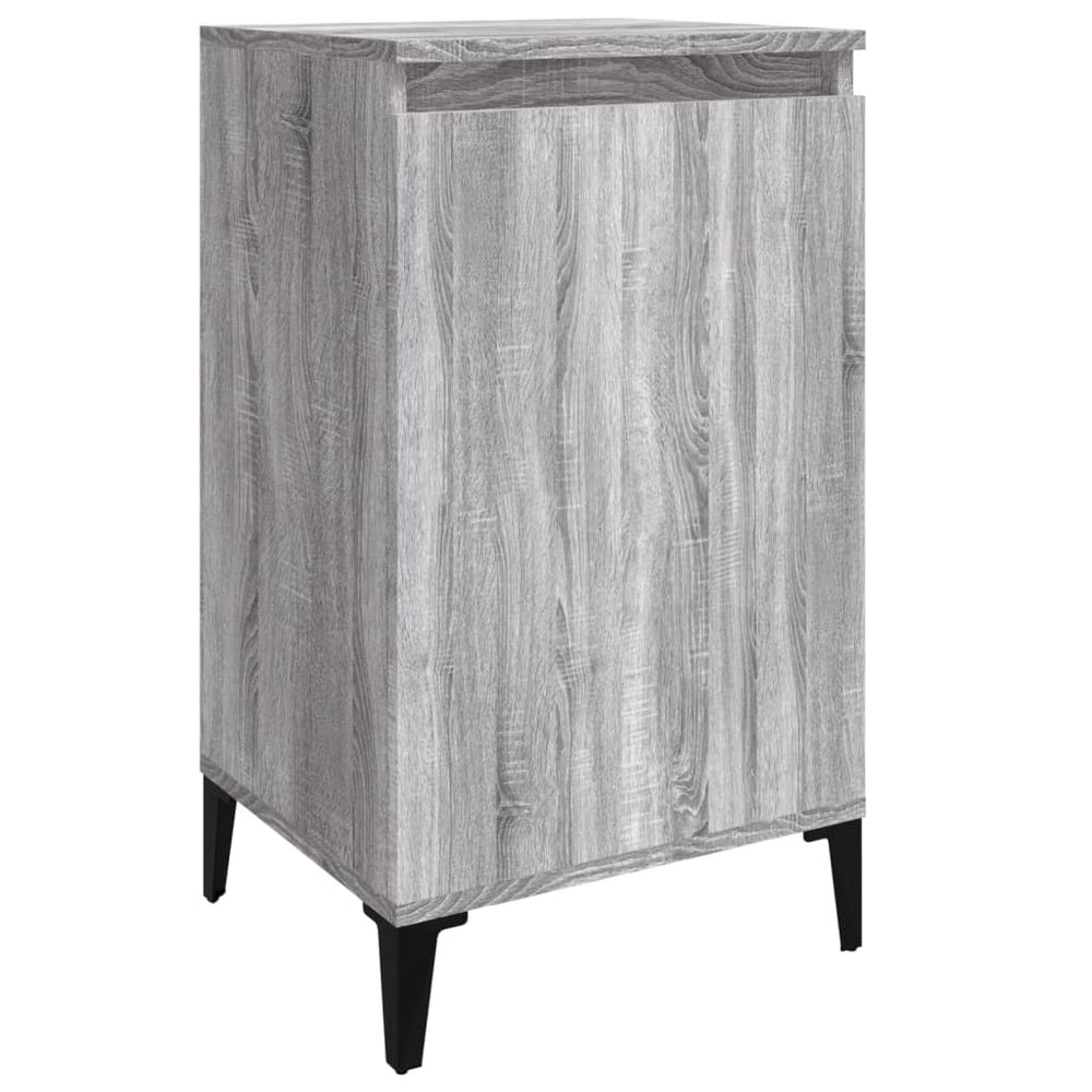 Nachtkastjes 2 st 40x35x70 cm bewerkt hout grijs sonoma eiken MeubelReus