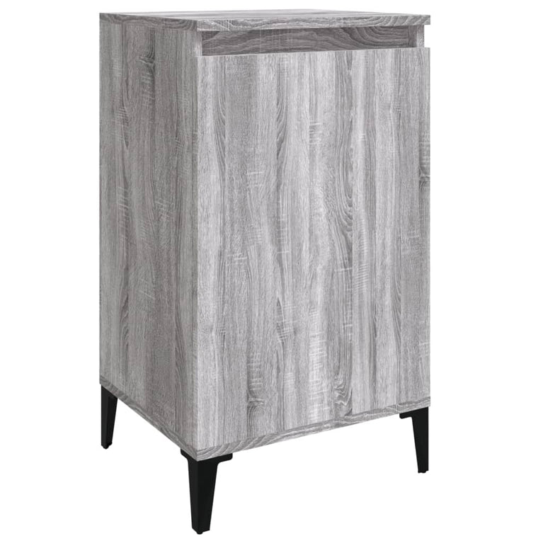 Nachtkastjes 2 st 40x35x70 cm bewerkt hout grijs sonoma eiken MeubelReus