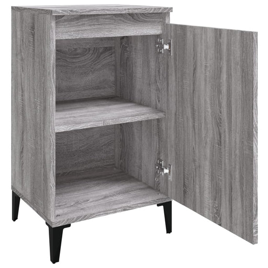 Nachtkastjes 2 st 40x35x70 cm bewerkt hout grijs sonoma eiken MeubelReus