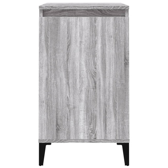 Nachtkastjes 2 st 40x35x70 cm bewerkt hout grijs sonoma eiken MeubelReus