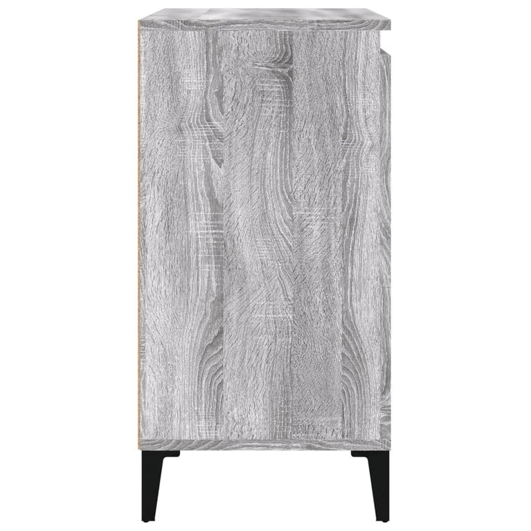 Nachtkastjes 2 st 40x35x70 cm bewerkt hout grijs sonoma eiken MeubelReus