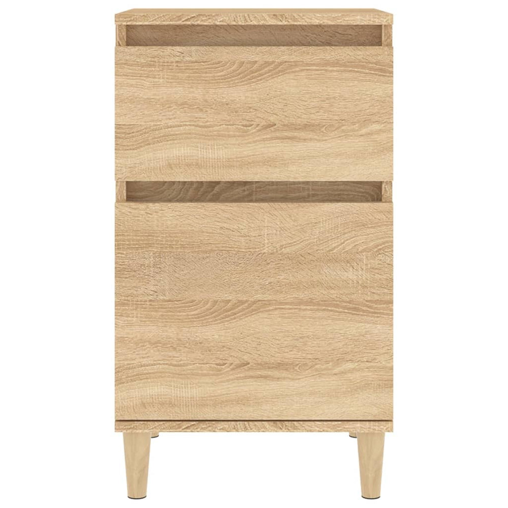 Nachtkastjes 2 st 40x35x70 cm bewerkt hout sonoma eikenkleurig MeubelReus