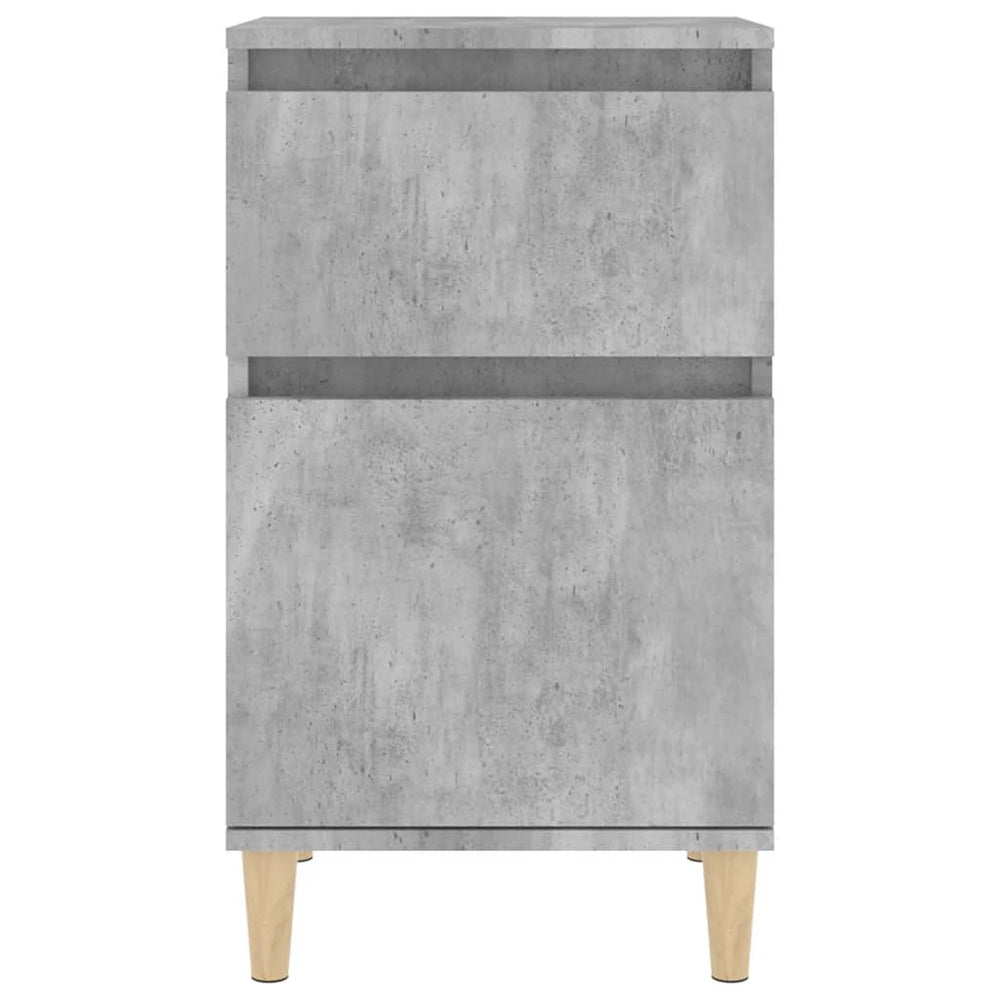 Nachtkastjes 2 st 40x35x70 cm betongrijs MeubelReus