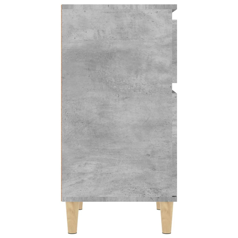 Nachtkastjes 2 st 40x35x70 cm betongrijs MeubelReus