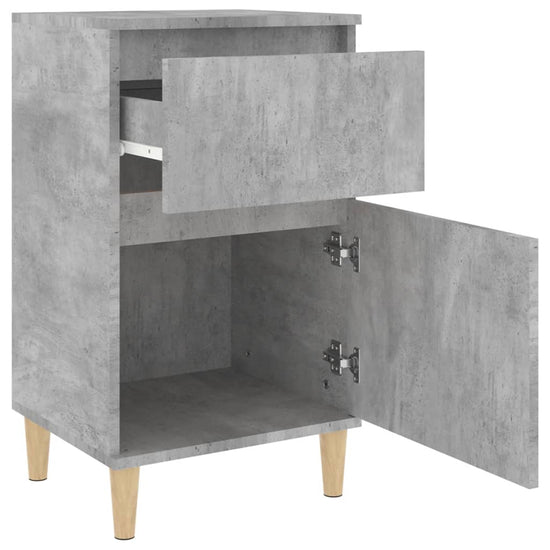 Nachtkastjes 2 st 40x35x70 cm betongrijs MeubelReus