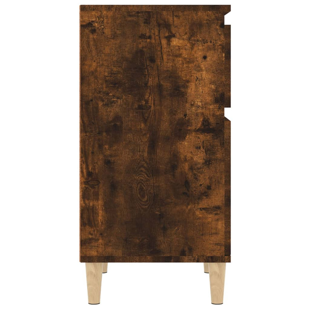 Nachtkastjes 2 st 40x35x70 cm gerookt eikenkleurig MeubelReus