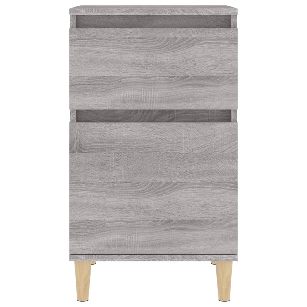 Nachtkastjes 2 st 40x35x70 cm bewerkt hout grijs sonoma eiken MeubelReus