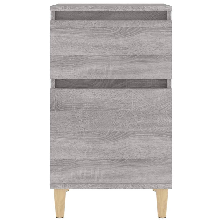 Nachtkastjes 2 st 40x35x70 cm bewerkt hout grijs sonoma eiken MeubelReus