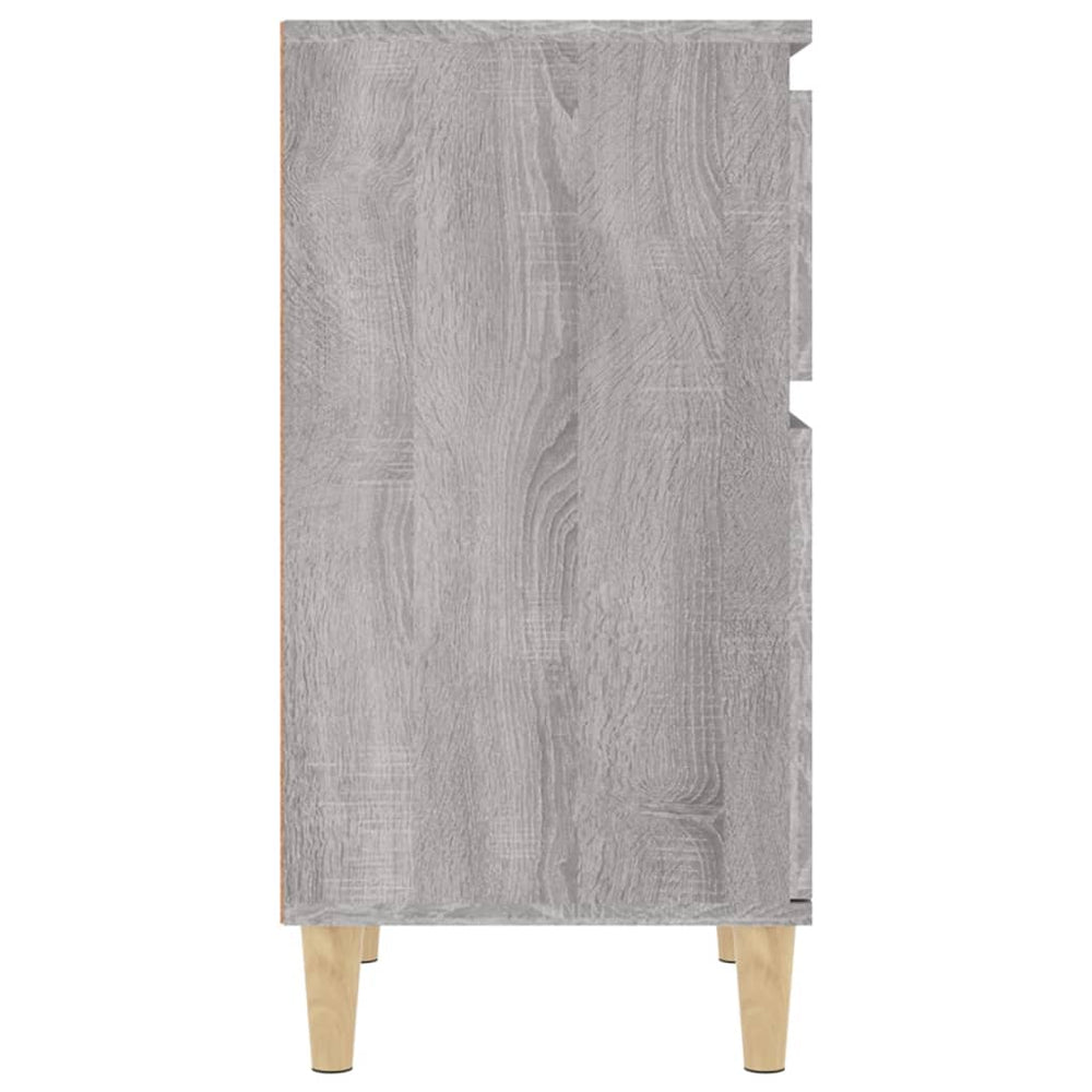 Nachtkastjes 2 st 40x35x70 cm bewerkt hout grijs sonoma eiken MeubelReus