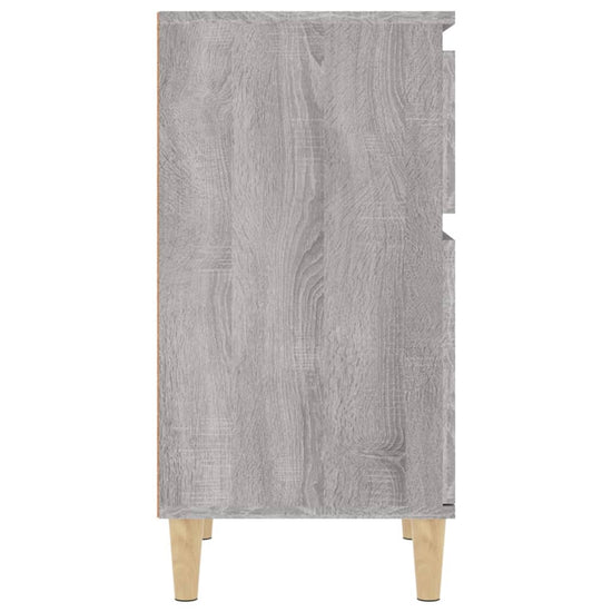 Nachtkastjes 2 st 40x35x70 cm bewerkt hout grijs sonoma eiken MeubelReus